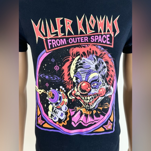 Lot of 2 T-shirts, Killer Klowns From Outer Space, Dog Years "Beware of Dog" - Picture 3 of 13